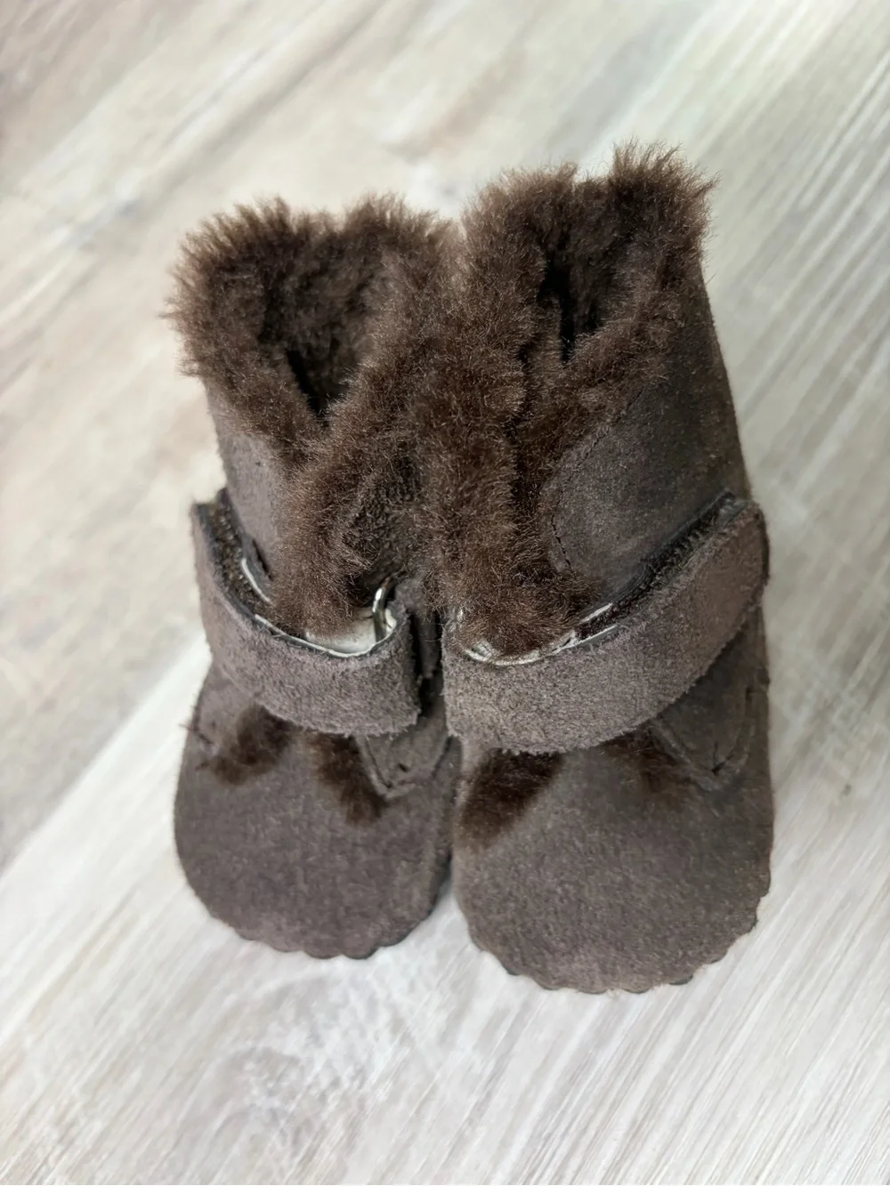 Pediped Originals Henry Brown Leather Baby Boots 0-6 Months X-Small NIB